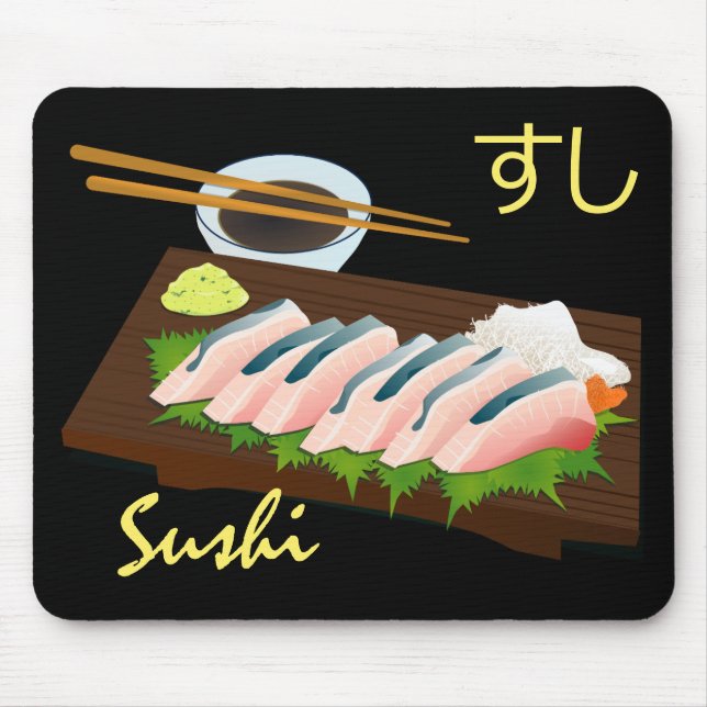 Tapis De Souris Sushi Mousepad (Devant)