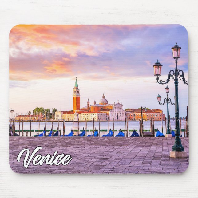 Tapis De Souris Suunset Over Venice, Italie (Devant)
