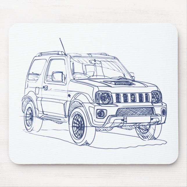 Tapis De Souris Suz Jimny 2013 (Devant)