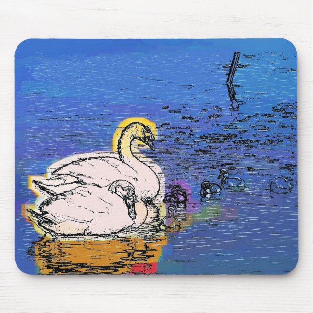 TAPIS DE SOURIS SWANS (Devant)