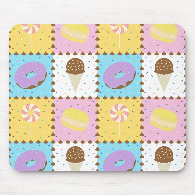 Tapis de souris Sweet Cravings (Devant)