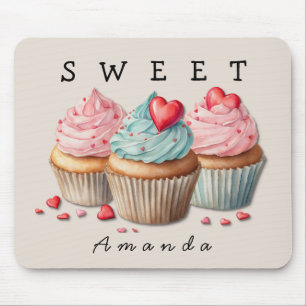 Tapis De Souris SWEET Cupcake Mousepad Personnalisable