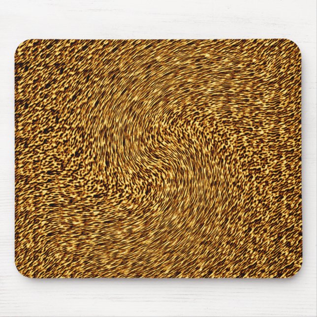 Tapis De Souris Swirl Shag Furry Mousepad (Devant)