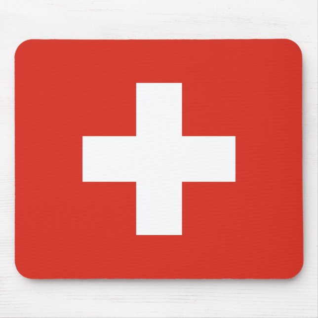 Tapis De Souris Switzerland Flag (Devant)