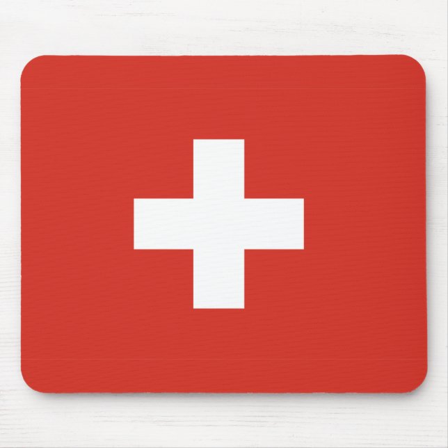 Tapis De Souris Switzerland flag Mousepad (Devant)