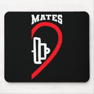 Tapis De Souris Swole Mates Cute Workout Matching Couples Valentin