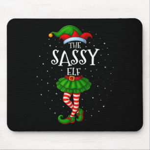 Tapis De Souris Sy Elf tenue assortie famille femmes filles Noël P