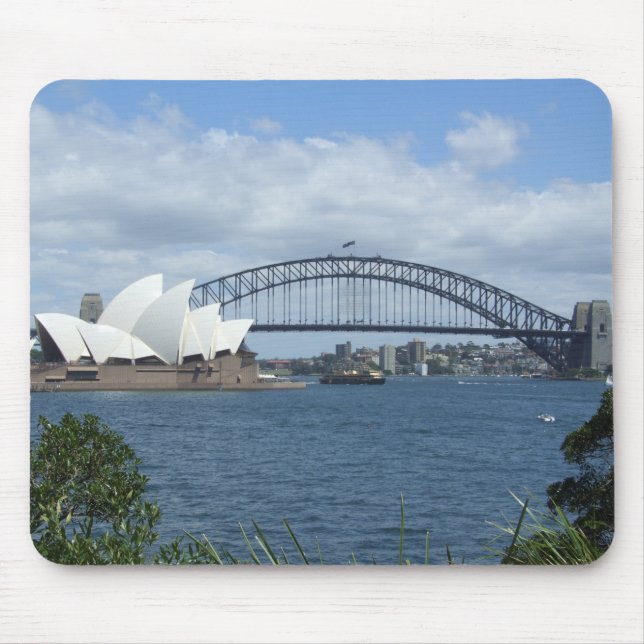 Tapis De Souris Sydney Harbour Skyline Mousepad (Devant)