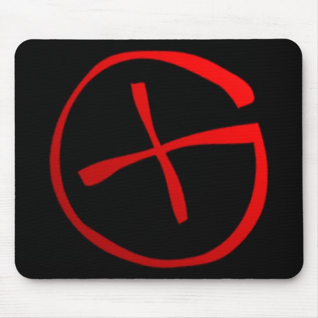 Tapis De Souris Symbole de Geocaching (Devant)