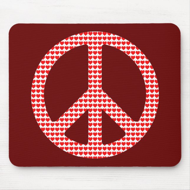 Tapis De Souris Symbole de la paix (Devant)