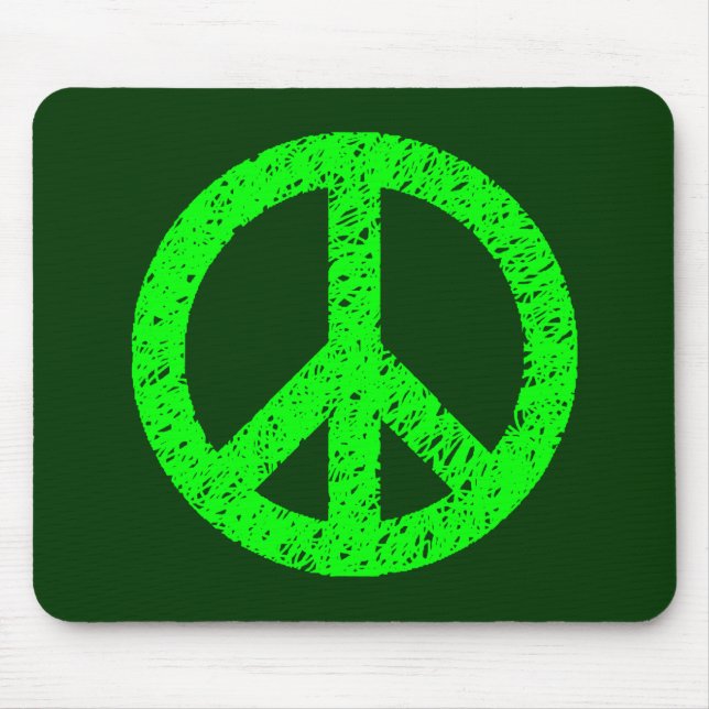 Tapis De Souris Symbole de la paix tendu par le griffon - Nuances  (Devant)