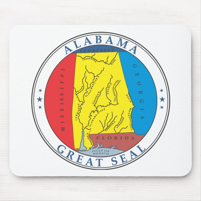 Tapis De Souris Symbole de l'Alabama (Devant)