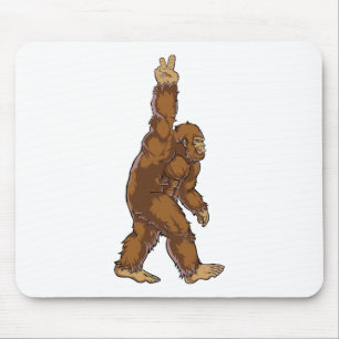 Tapis De Souris SYMBOLE DE PAIX Bigfoot