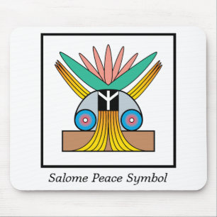 Tapis De Souris Symbole de paix de Salome