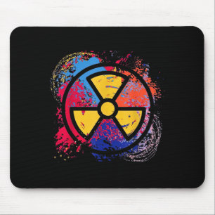 Tapis De Souris Symbole de rayonnement de médecine nucléaire Radio