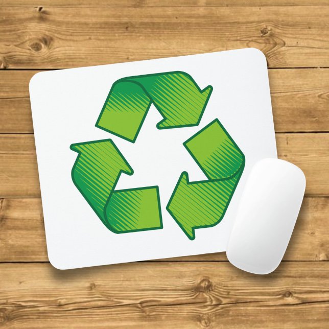Tapis De Souris Symbole de recyclage (Créateur téléchargé)