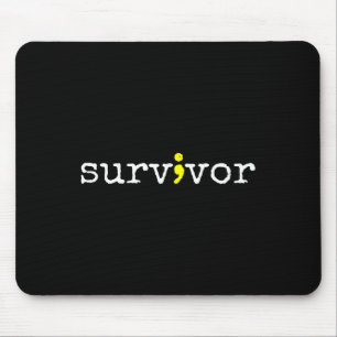 Tapis De Souris Symbole de soutien à la sensibilisation au suicide