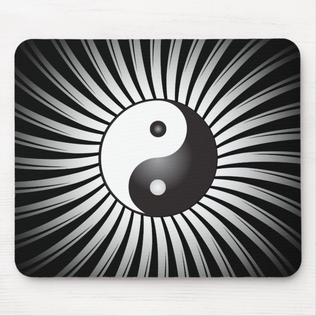 Tapis De Souris Symbole de Yin Yang : Mousepad (Devant)