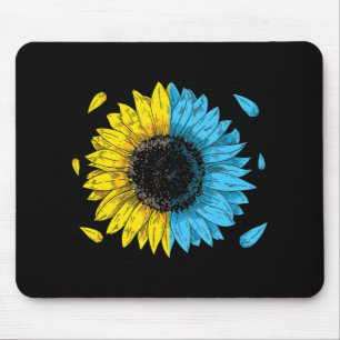 Tapis De Souris Symbole drapeau ukrainien Tryzub Aimer Soutenir l'