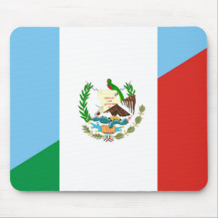 Tapis De Souris symbole du demi-drapeau guatemala mexique