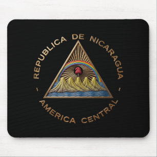 Tapis De Souris symbole emblème drapeau national Nicaragua armoiri
