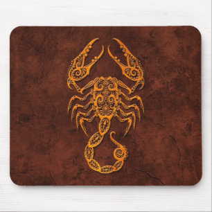 Tapis De Souris Symbole en pierre de Scorpion d'Intrictate