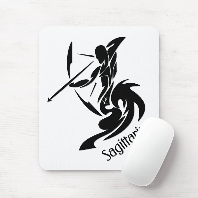 Tapis De Souris Symbole et signe zodiaque Sagittaire (Avec souris)