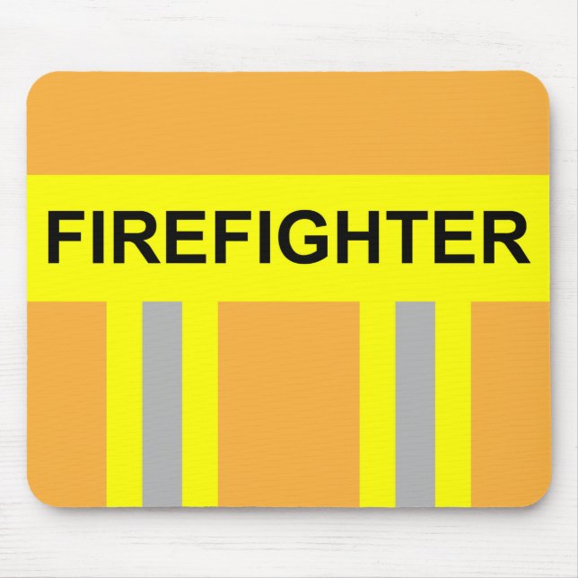 Tapis De Souris Symbole Feuerwehr Uniforme Sandfarben Mousepad (Devant)