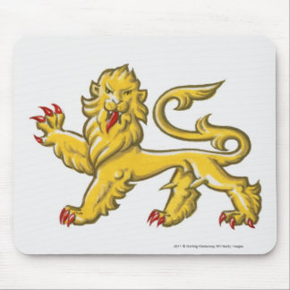 Tapis De Souris Symbole héraldique de guardant statant de lion