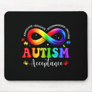Tapis De Souris symbole infini de sensibilisation et d'acceptation