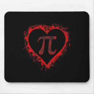 Tapis De Souris Symbole Jour Pi Coeur Valentines Jour Garçons Enfa