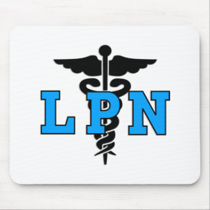 Tapis De Souris Symbole Médicale de l'infirmière LPN