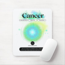 Symbole moderne Zodiaque Cancer Quote d'eau Élémen