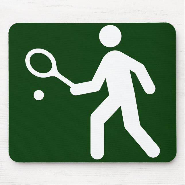 Tapis De Souris Symbole Mousepad de tennis (Devant)
