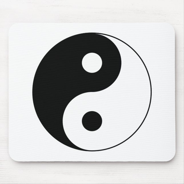 Tapis De Souris Symbole Mousepad de Yin Yang (Devant)