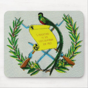 Tapis De Souris Symbole national guatémaltèque avec Quetzal
