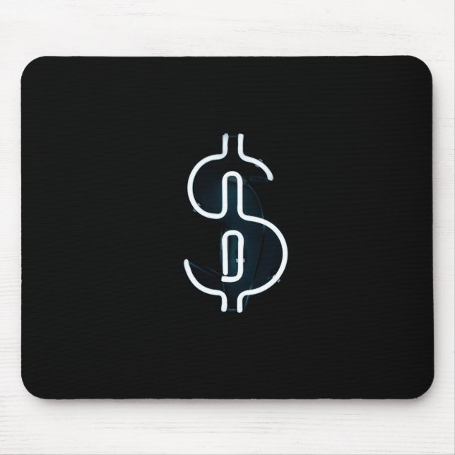 Tapis De Souris SYMBOLE NEON Dollar (Devant)