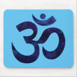Tapis De Souris Symbole Om Ohm Yoga Méditation Zen<br><div class="desc">Tapis de Souris</div>