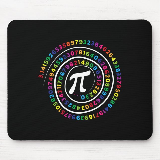 Tapis De Souris Symbole Pi Math Enseignant Pi Jour (Devant)
