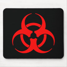 Symbole rouge Mousepad de Biohazard