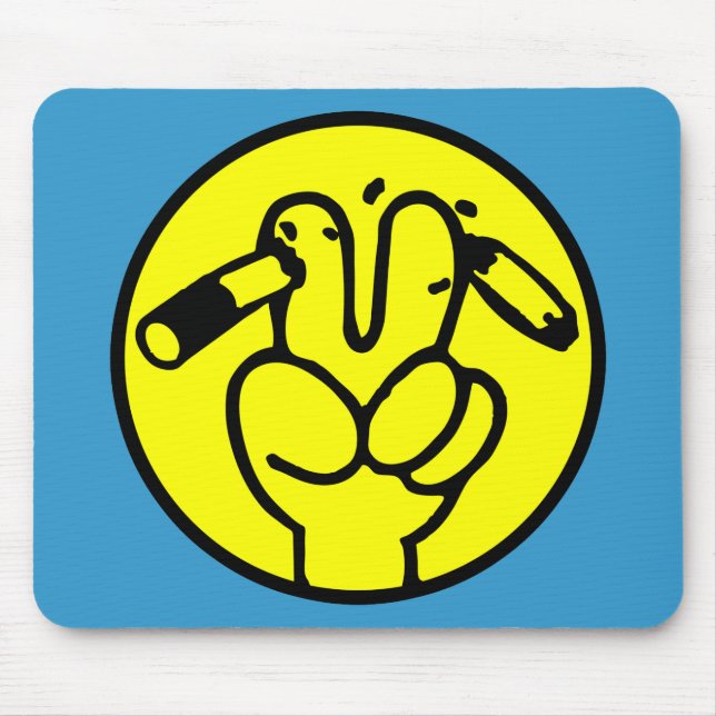 Tapis De Souris Symbole thaïlandais ⚠ anti-tabac ⚠ (Devant)