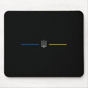 Tapis De Souris Symbole ukrainien Tryzub - Trident d'Ukraine 2