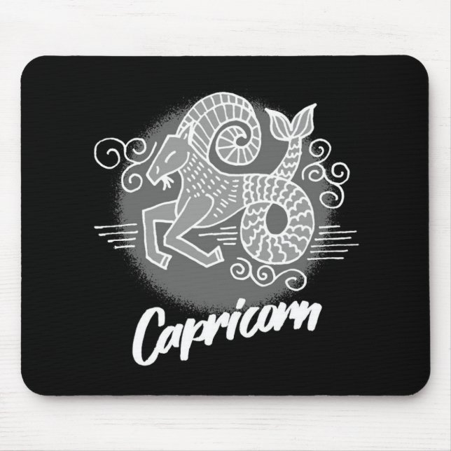 Tapis De Souris SYMBOLE Zodiaque Capricorne (Devant)