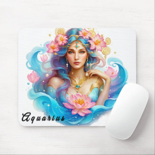 Tapis De Souris Symbole Zodiaque mignon/Aquarius