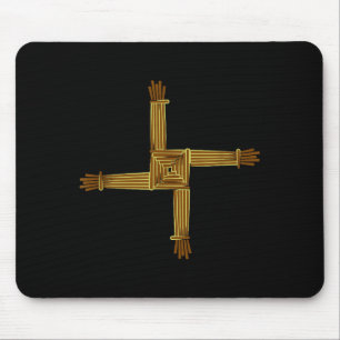 Tapis De Souris Symboles celtiques Croix de Brigid Nœud celtique S