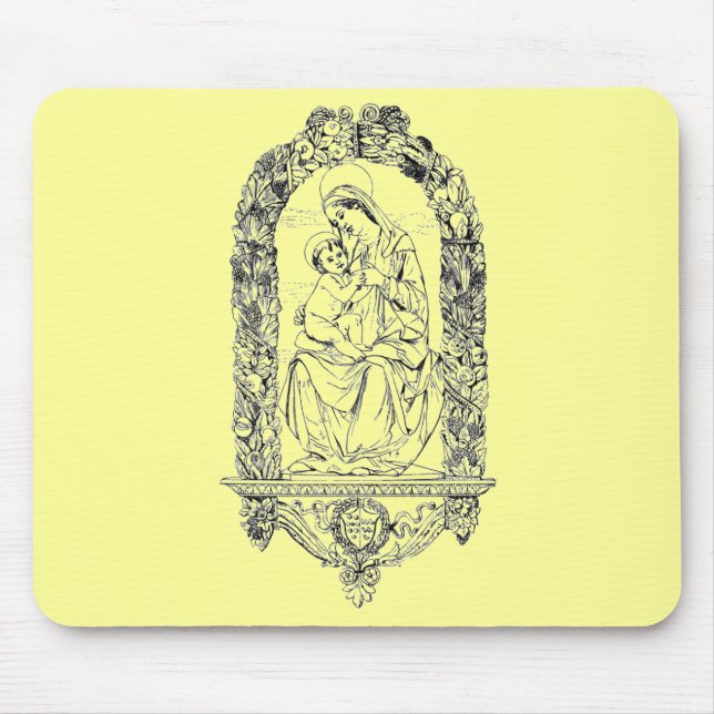 Tapis De Souris Symboles chrétiens Souris (Devant)