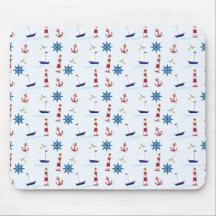 Tapis De Souris Symboles de la mer cool
