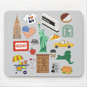 Tapis De Souris Symboles de New York City