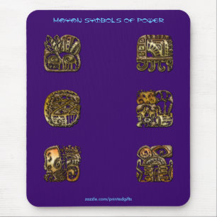 Tapis De Souris Symboles MAYAN de Power Mousepad