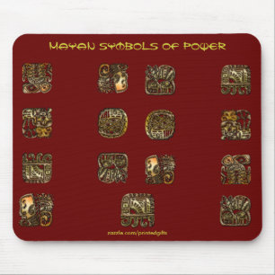 Tapis De Souris Symboles MAYAN de Power Mousepad